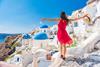Europe,Travel,Vacation,Fun,Summer,Woman,Dancing,In,Freedom,With