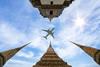 Airplane,On,The,Sky,Over,Thailand,Grand,Palace,,Wat,Phra