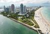 Skyline,Of,Miami,Beach,From,Top.,Summer,In,Miami.,Miami