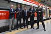 Da sinistra Pierluigi Di Palma, Luigi Corradi, il vice ministro infrastrutture e trasporti Galeazzo Bignami, Fabio Lazzerini, Marco Troncone (2)
