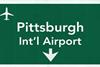 Pittsburgh,Usa,International,Airport,Highway,Road,Sign,2d,Illustration,Texture,