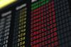 Flights,Canceled,Or,Delayed,On,Information,Board,Terrorism,Threat,At