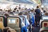 Interior,Of,Large,Passengers,Airplane,With,People,On,Seats,And