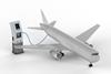 3d,Rendering,Airplane,Charges,With,Electric,Charging,Station