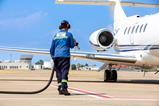 Sustainable,Aviation,Fuel,(saf).,Technician,Refueling,Private,Jet,With,Saf
