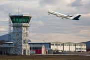 The,Plane,Takes,Off,At,The,Airport
