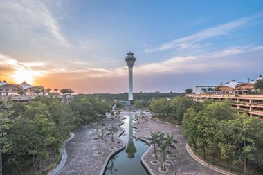 Kuala,Lumpur,International,Airport,(klia),Control,Tower,And,Its,Park