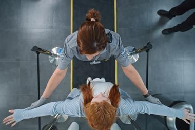 Security,Checkpoint,In,Airport,Terminal:,Diverse,People,Walking,Through,X-ray