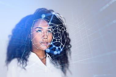 Businesswoman,Portrait,And,Digital,Biometric,Scanning.,Face,Detection,And