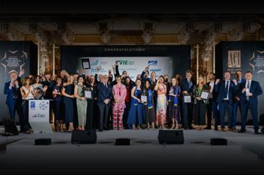 people winning an award
