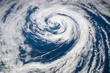 Super,Typhoon,,Tropical,Storm,,Cyclone,,Hurricane,,Tornado,,Over,Ocean.,Elements