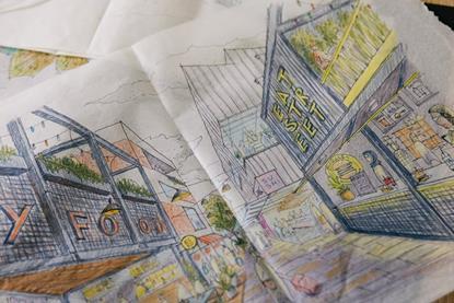 Dunreath Green Sketch Eat Street