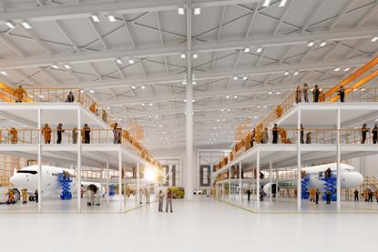 MRO HANGAR INSIDE