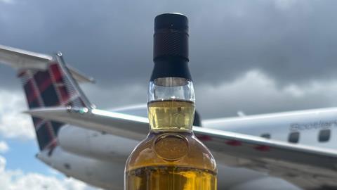 Glasgow Arport whisky