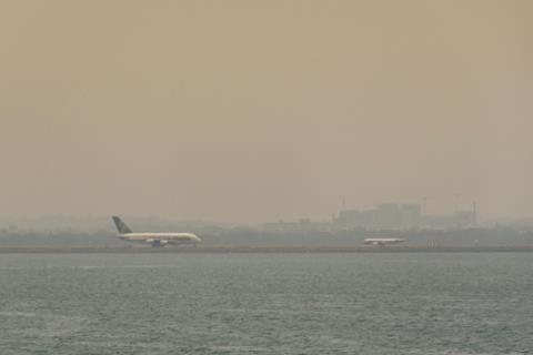 Sydney,,Australia.,2019-12-21,Australian,Bushfire:,Smoke,From,Bushfires,Covers,The