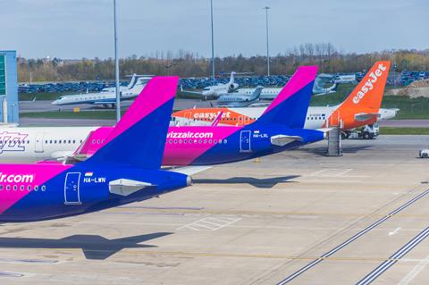 London,Luton,,England.,Pril,2019.,A,View,Of,An,Easyjet