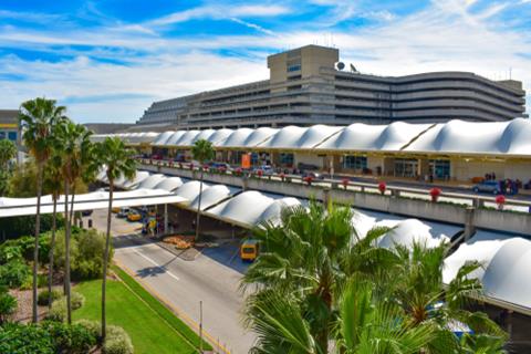 Orlando,,Florida.,March,01,,2019.,Panoramic,View,Of,Terminal,A