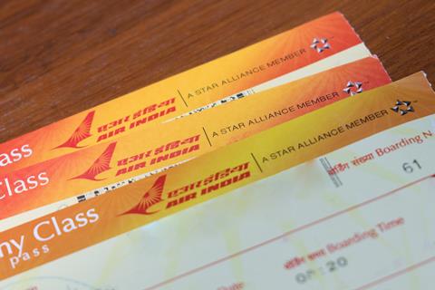 Bangkok,,Thailand,-,November,17,,2019,:,Air,India,Boarding