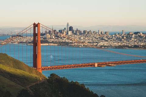 View,Of,The,Beautiful,Famous,Golden,Gate,Bridge,In,San