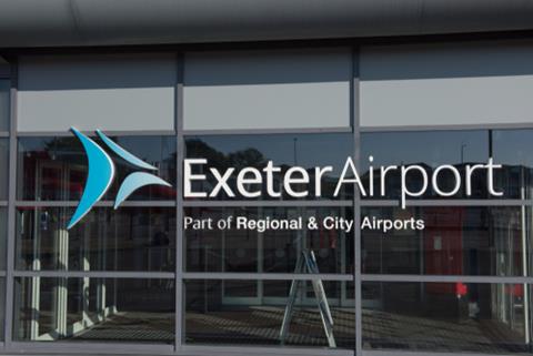 Exeter,Airport,,Devon,,Uk,-,26th,June,2018,