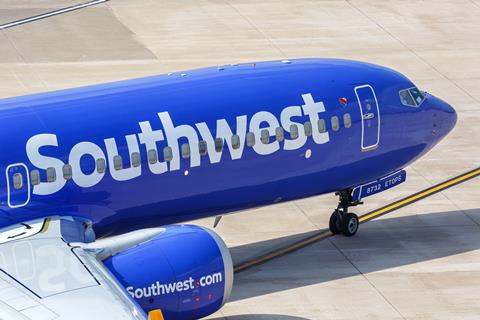 Dallas,,United,States,-,November,7,,2022:,Southwest,Boeing,737-8