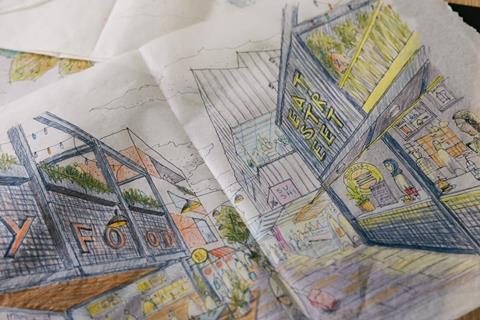 Dunreath Green Sketch Eat Street