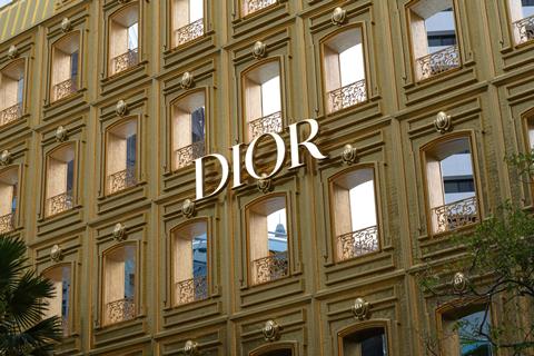 Bangkok,,Thailand.,March,19th,2025.,Dior,Designer,Fashion,Logo,Displayed
