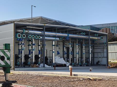 BRS MODULE WITH PIPES ON DISPLAY