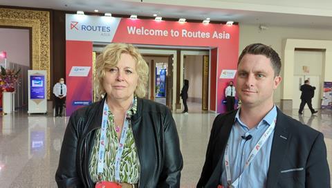 Heathrow Alyson Playford and Ben Hoskins