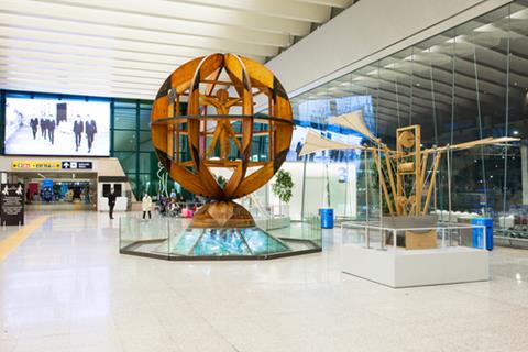 Rome,,Italy,,03/21/2020,,Interior,Of,Leonardo,Da,Vinci,-,Fiumicino