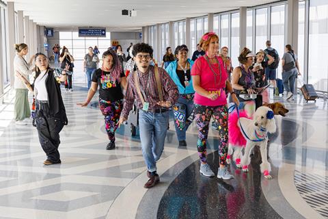 Parade to Terminal 3