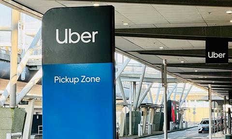 Uber Kerbside Pickup Zone at T3 Domestic