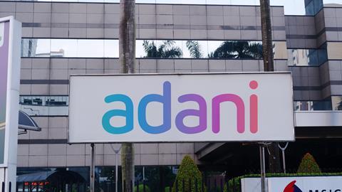 Jakarta,-,April,18,2024:,Adani,Group,Logo,Signboard.,Adani,Group