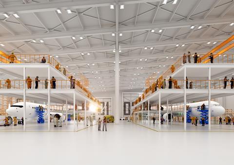 MRO HANGAR INSIDE
