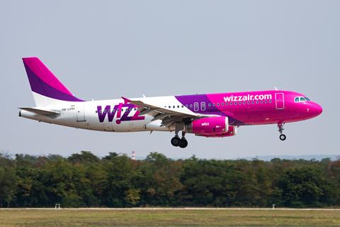 Budapest,,Hungary,-,August,13,,2015:,Wizz,Air,Passenger,Plane