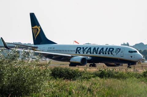 Bournemouth,,United,Kingdom,-,June,17th,2022:,Ryanair,Boeing,737