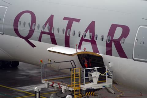Qatar,Airplane,Parked,At,Zurich,International,Airport.,Photo,Taken,November