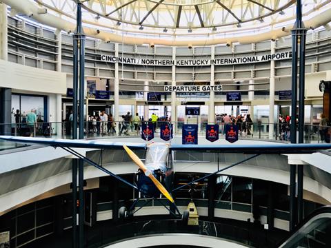 Cincinnati,International,Airport,,Kentucky,,Usa,-,7/2018:,Ticketing,Gate