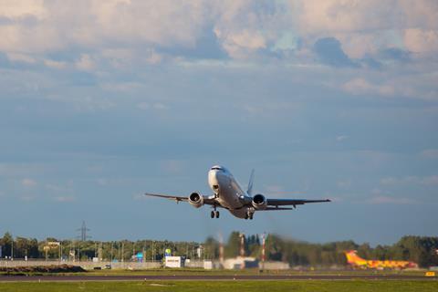 Tallinn,,Estonia,-,July,5,,2017:,Swift,Air,Cargo,Plane