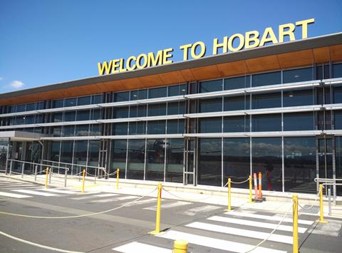 Hobart,,Tasmania,,Australia,-,December,30,,2015:,Passengers,Entering,Hobart