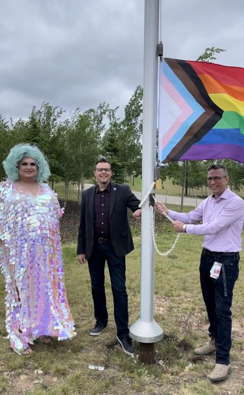 Pride Flag - Simma Downe (Pride YMM), Michael Sieger & Cuyler Green (FMAA)