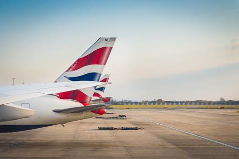 London,,Uk,,-,Mar,23,,2016,:,British,Airways,Tail