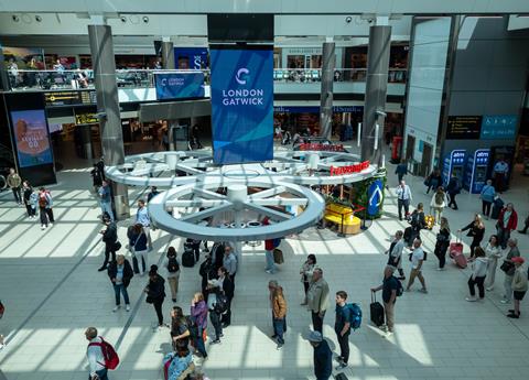 Gatwick,Airport.,Uk-,06.07.2023.,The,Departure,Hall,On,The,South